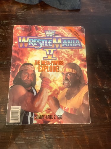 1989 wwf wrestlemania - wrestlemania, v