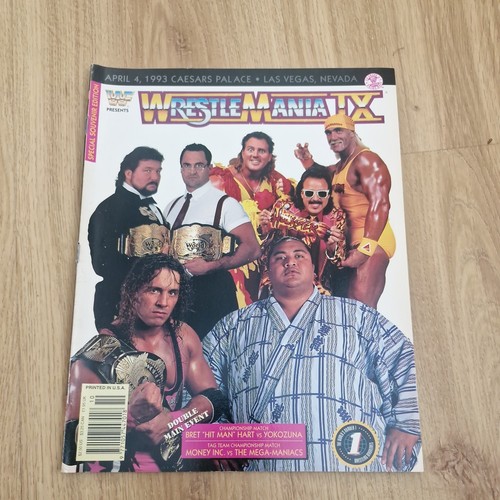 Wwf wrestlemania program - wwf, 9