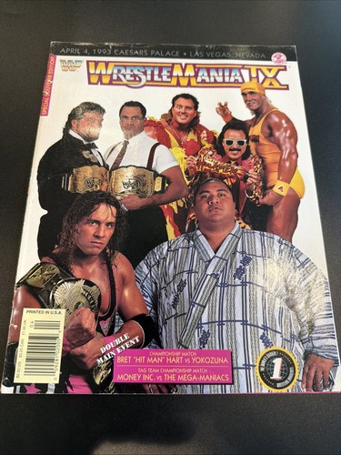 Wwf wrestlemania program - wwf,