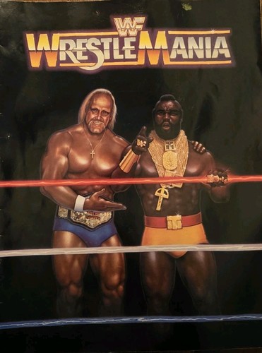 Wwf wrestlemania program - 1,