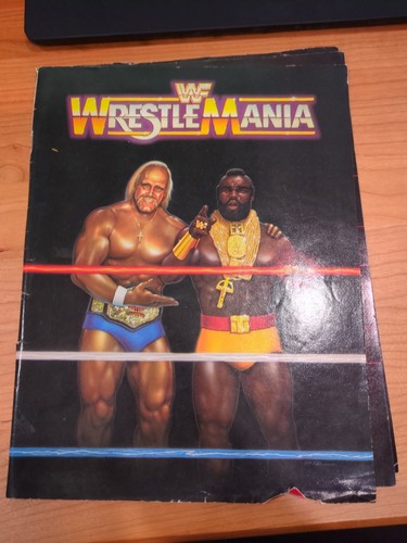 Wwf wrestlemania program - wrestlemania, 1